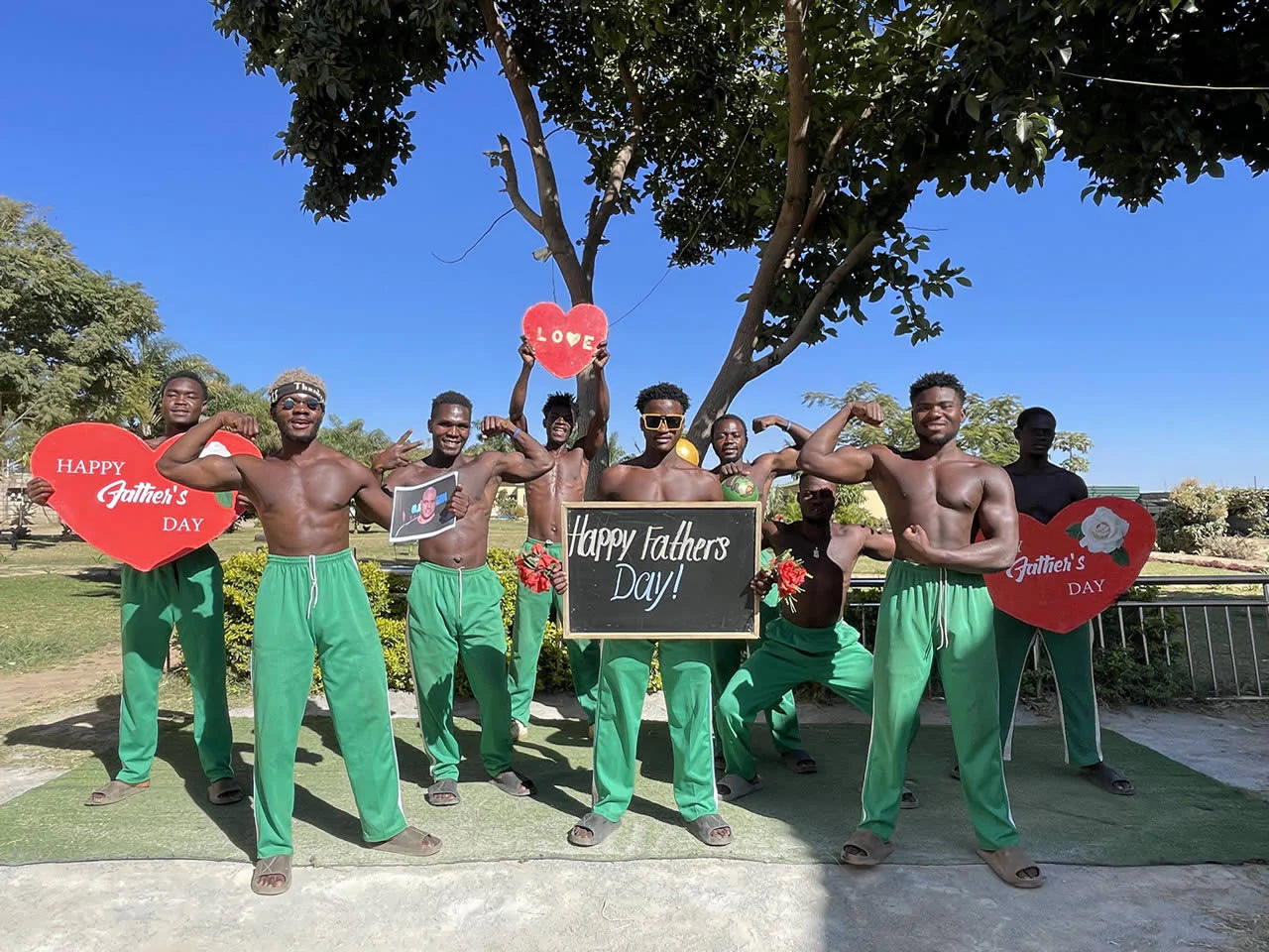 African Green Pants Team