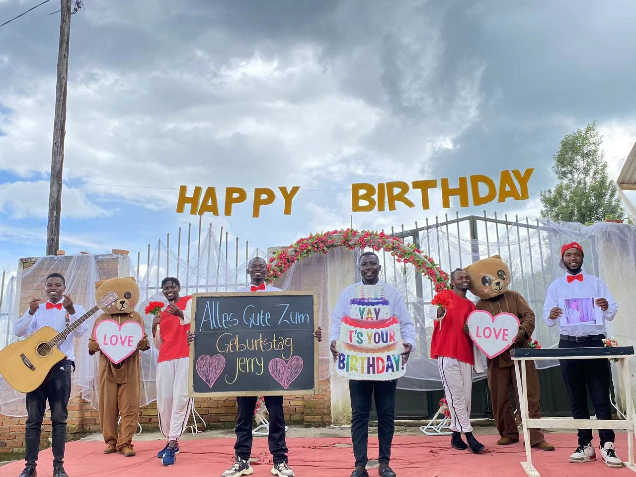 Afrika Band Team Afrikanischer Star